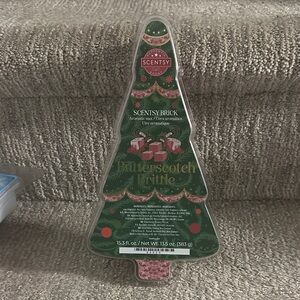 BRICK Scentsy Green Festive Tree Scented Brick butterscotch brittle